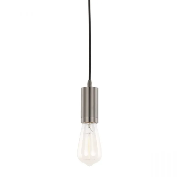Moderna, nowoczesna oprawka wisząca, czarna, E27, DS-M-038 MATT BLACK